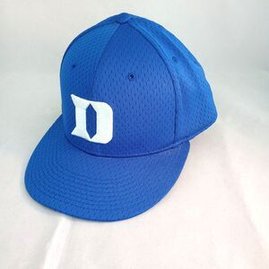 Nike True Dri Fit Duke University Lacrosse Blue Fitted Embroidered Hat